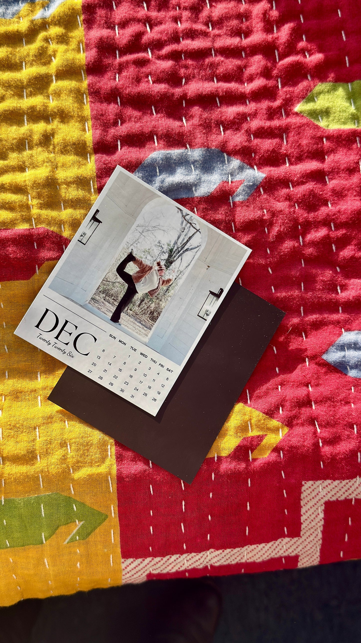 2026 Magnetic Mini Calendar Set – 3.25x4 Flexible Photo Magnets | Full Year Handmade Gift