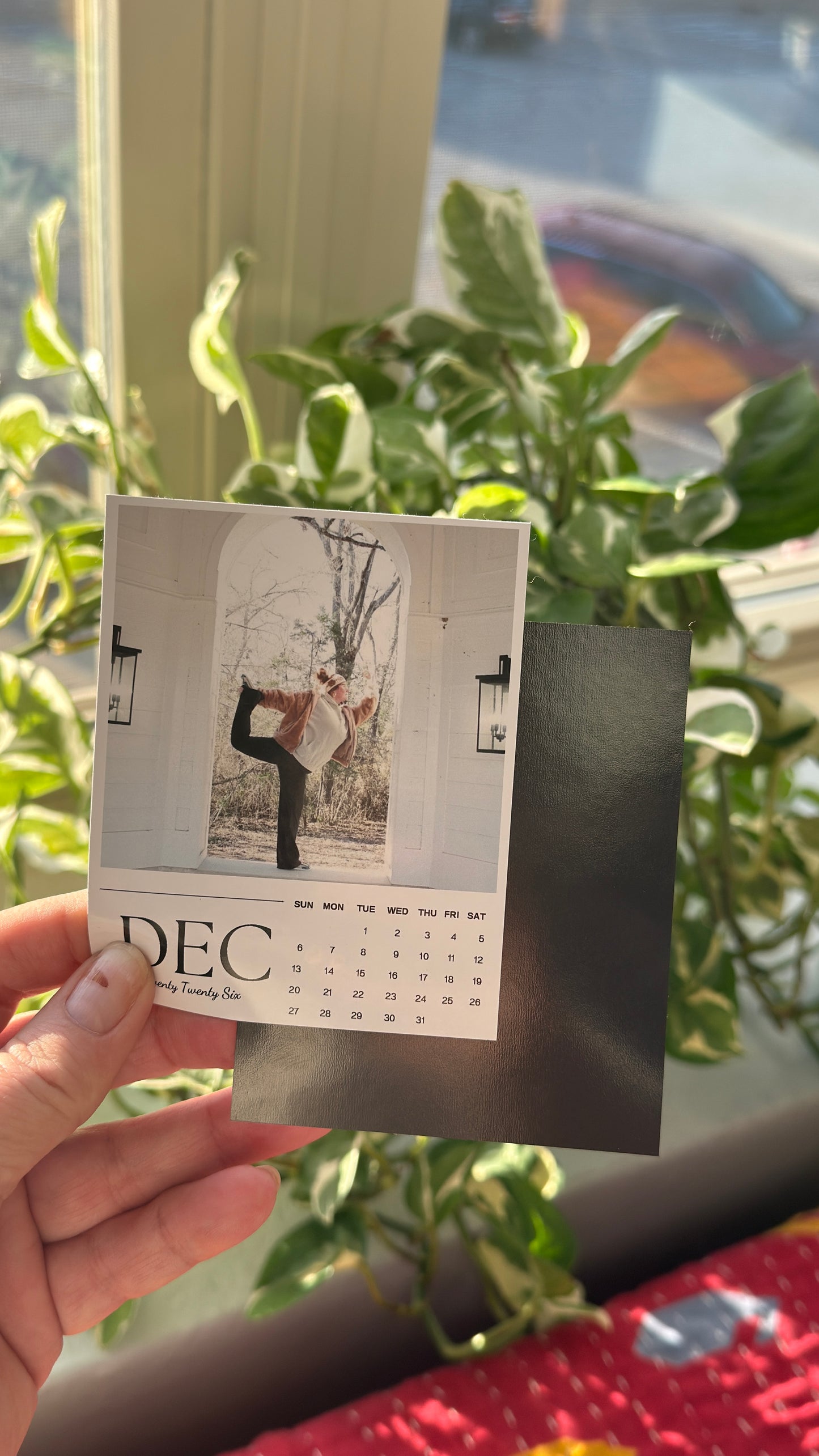 2026 Magnetic Mini Calendar Set – 3.25x4 Flexible Photo Magnets | Full Year Handmade Gift