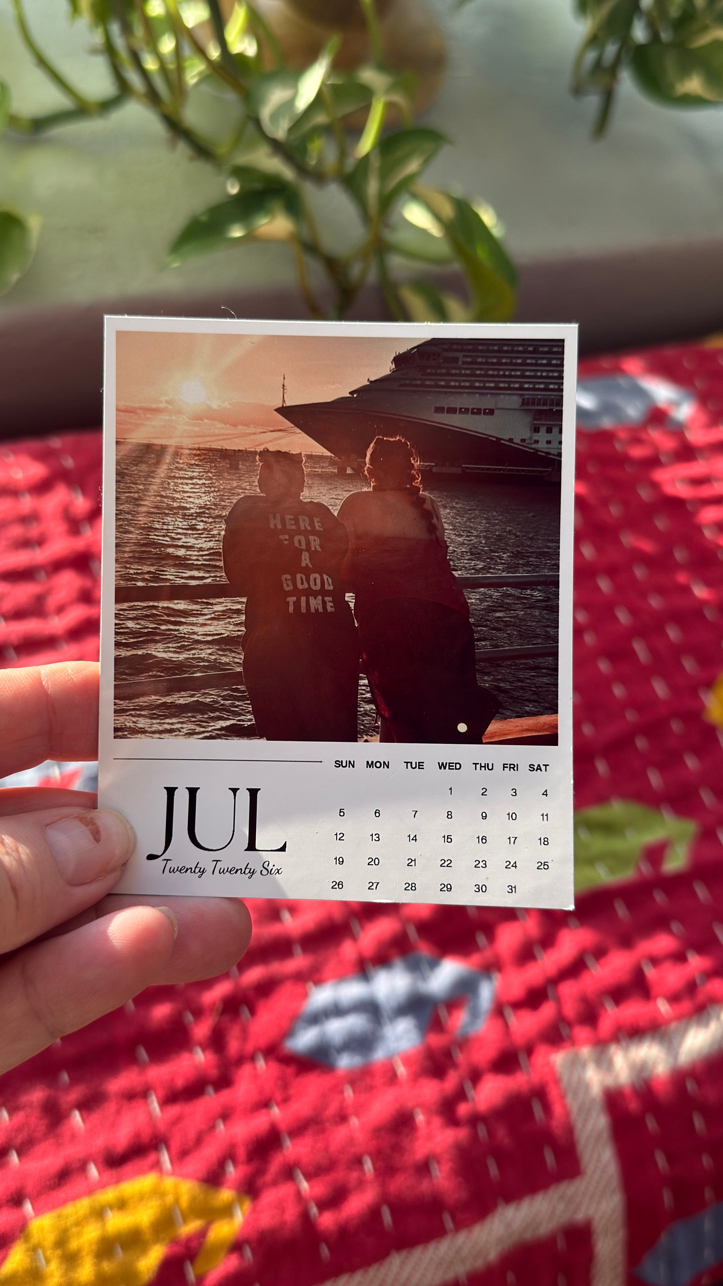 2026 Magnetic Mini Calendar Set – 3.25x4 Flexible Photo Magnets | Full Year Handmade Gift