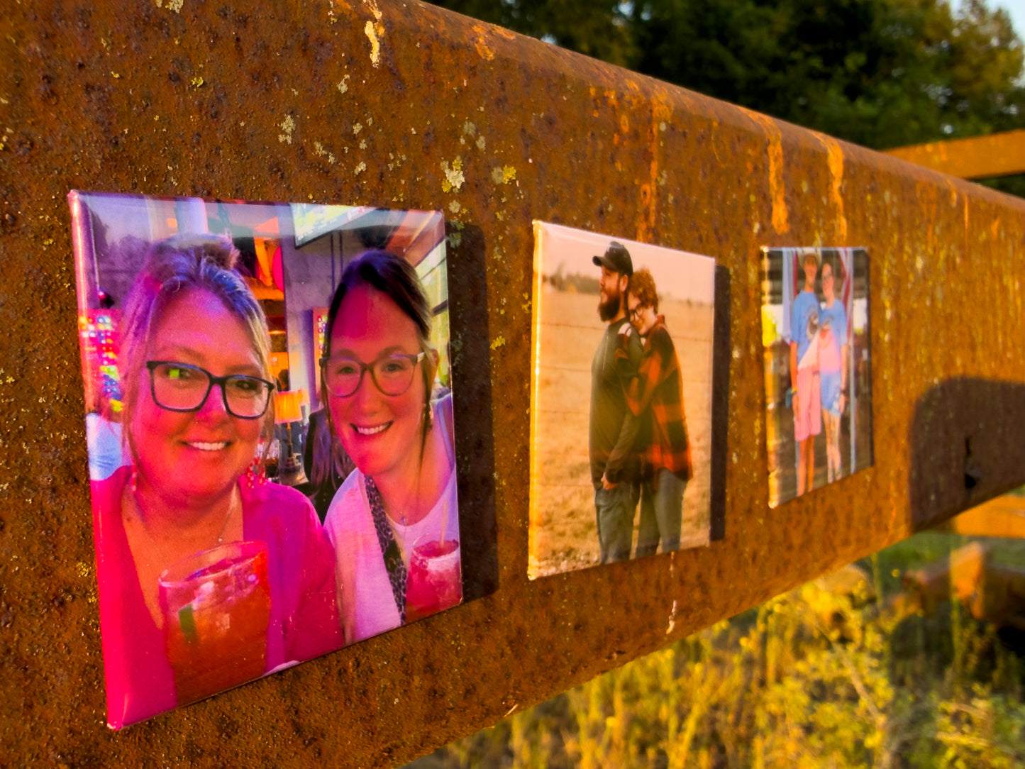 Small Set – 4 Custom Photo Magnets | Personalized Keepsake Gift