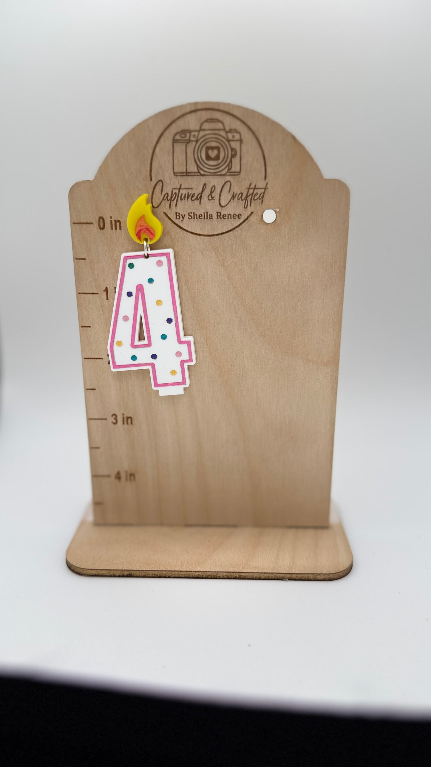 Birthday Candle Number Earrings – Custom Pair (Pick Any 2 Numbers!)