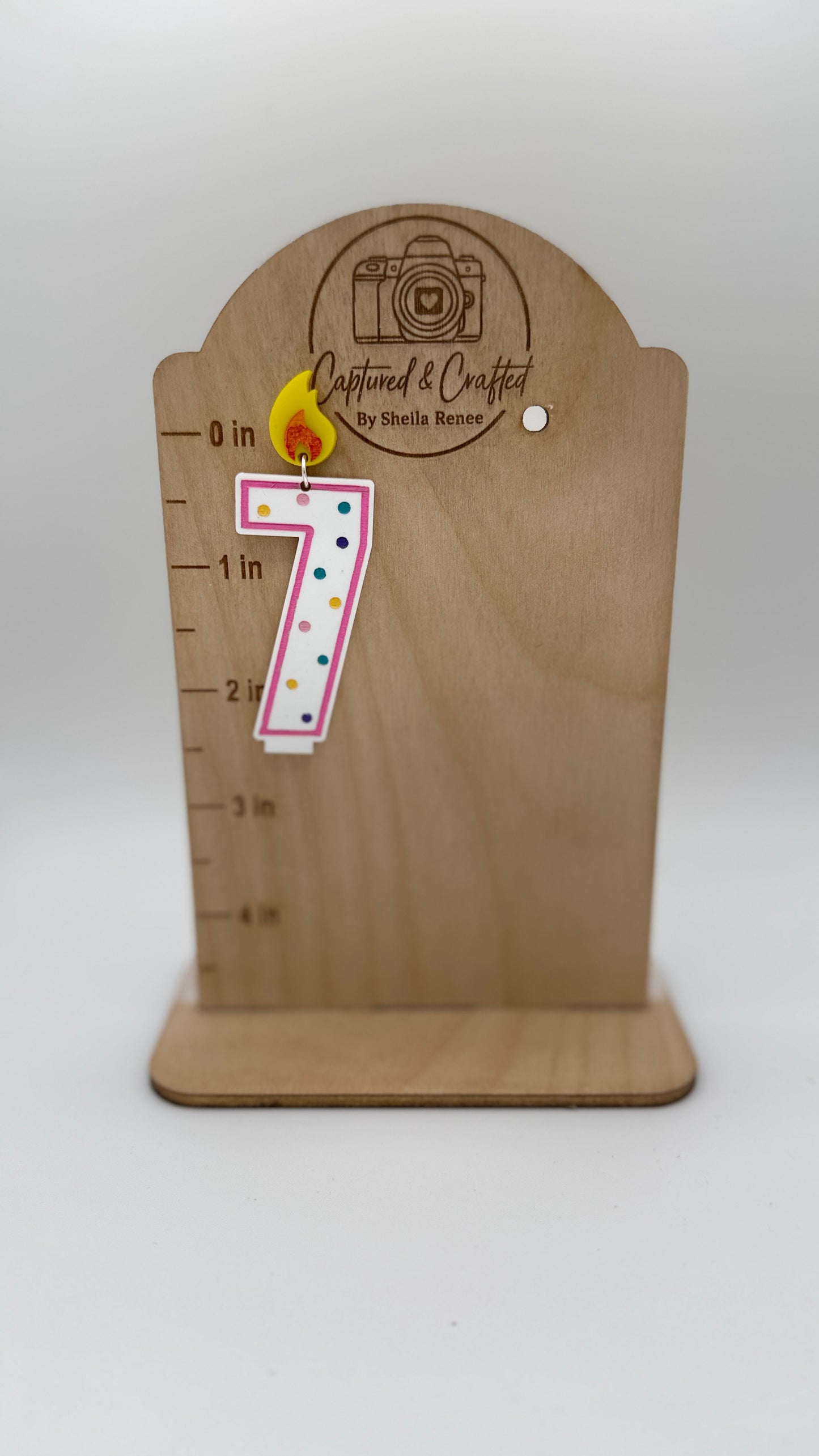 Birthday Candle Number Earrings – Custom Pair (Pick Any 2 Numbers!)