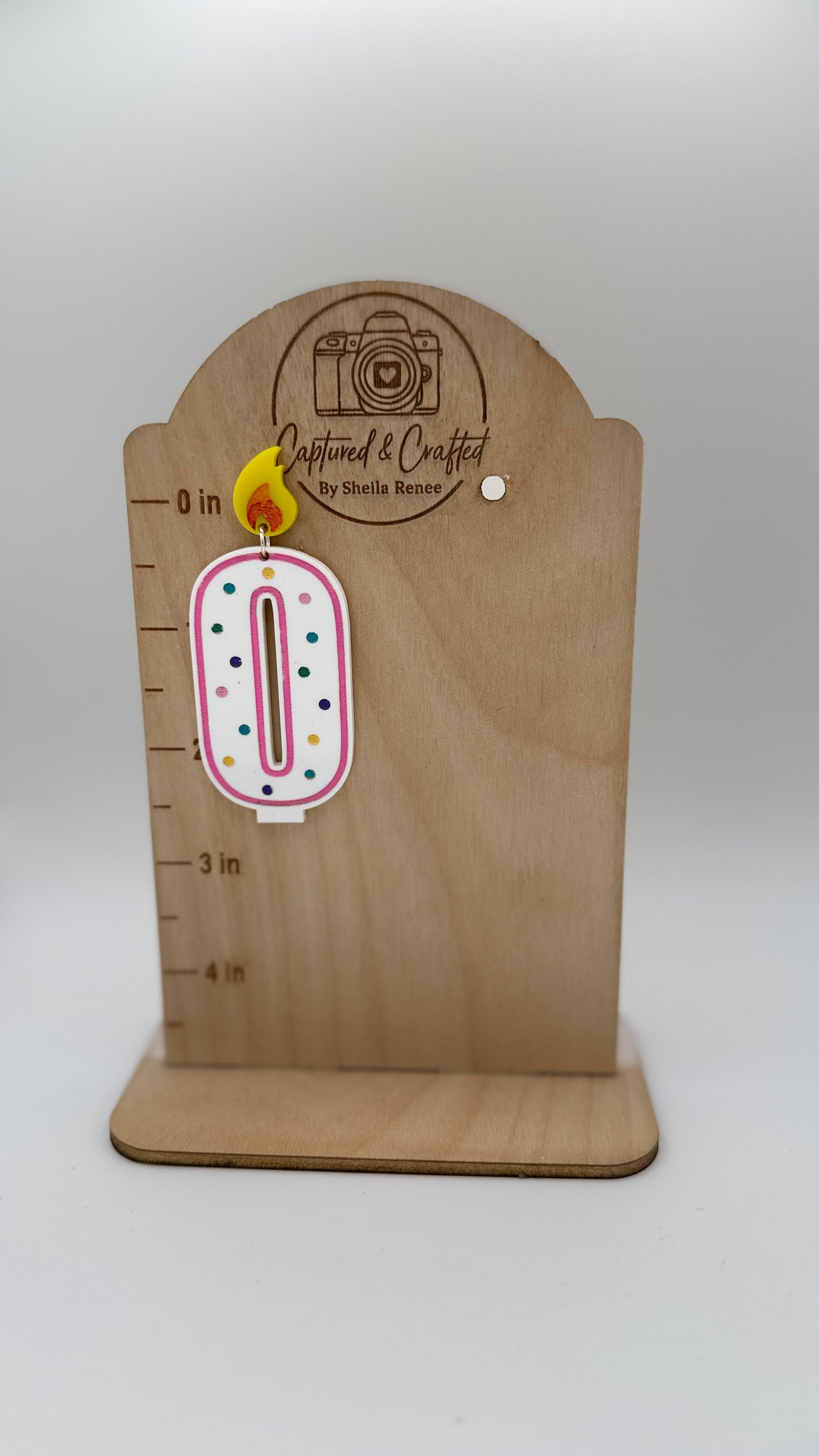 Birthday Candle Number Earrings – Custom Pair (Pick Any 2 Numbers!)